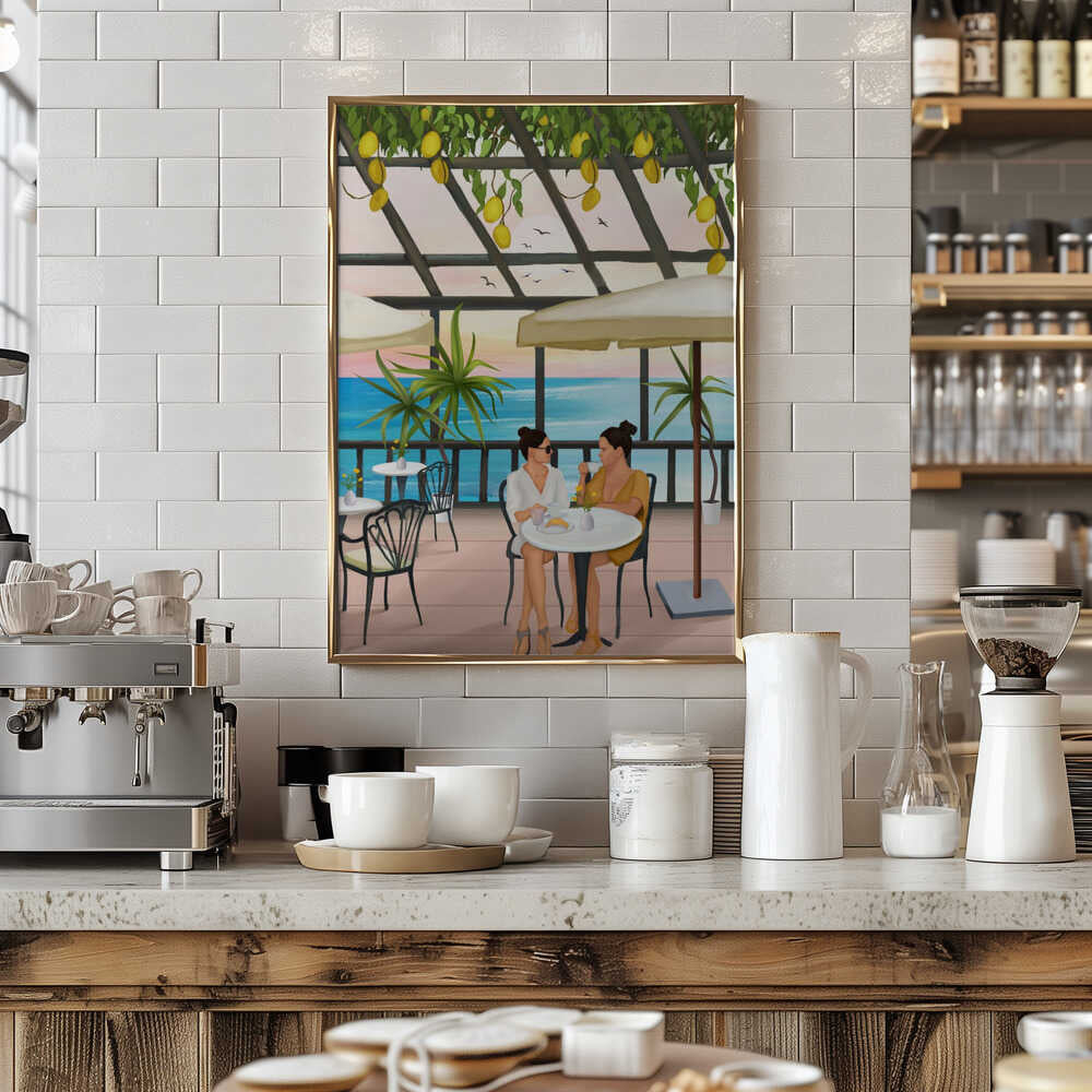 Beneath the Lemon Canopy Poster