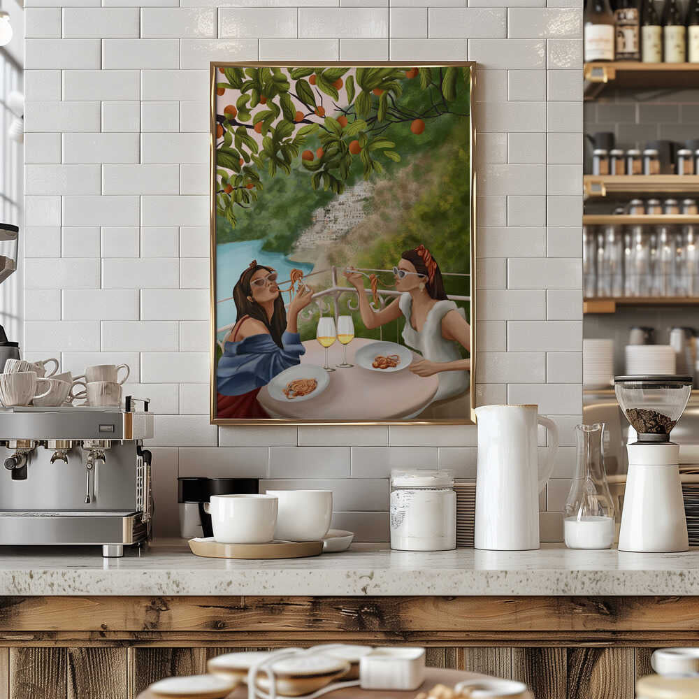 Tasting the Amalfi Breeze Poster