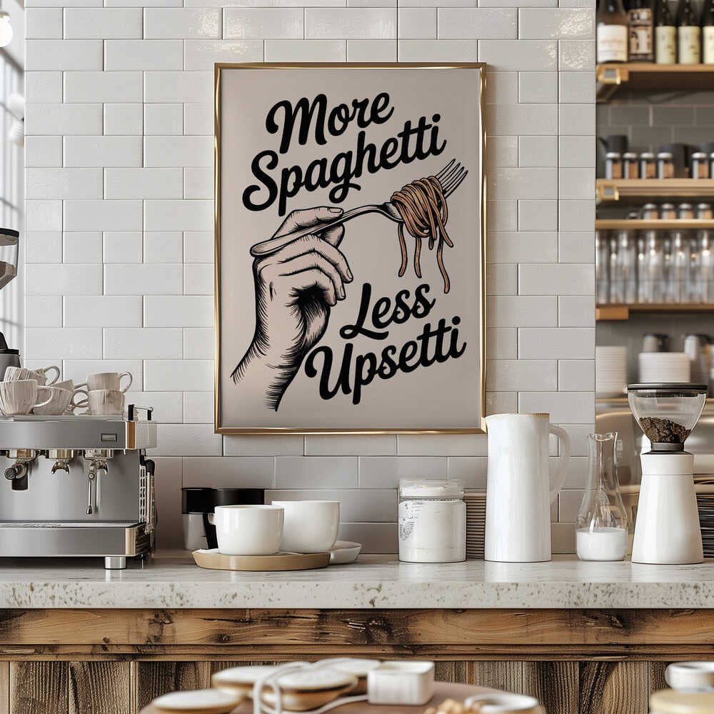 More Spaghetti, Less Upsetti Poster