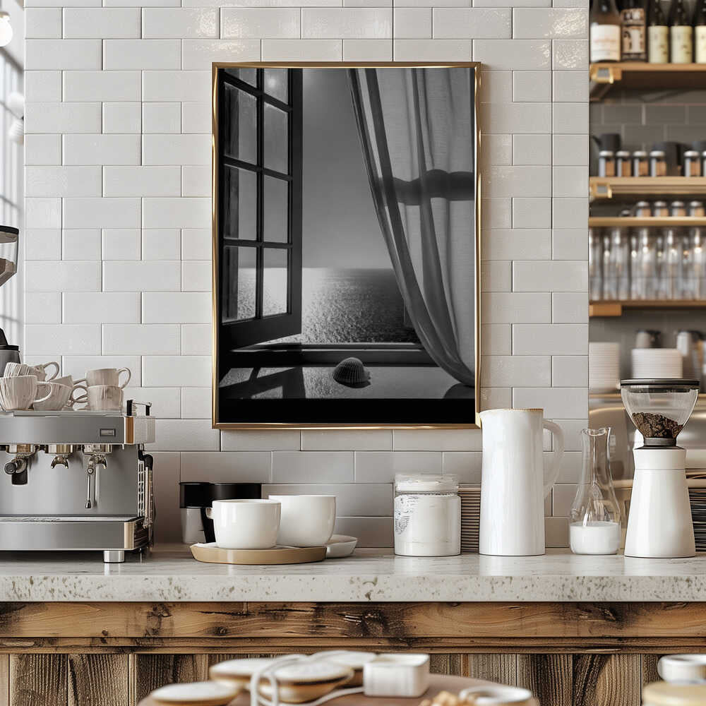 The Seashell In the Window Poster