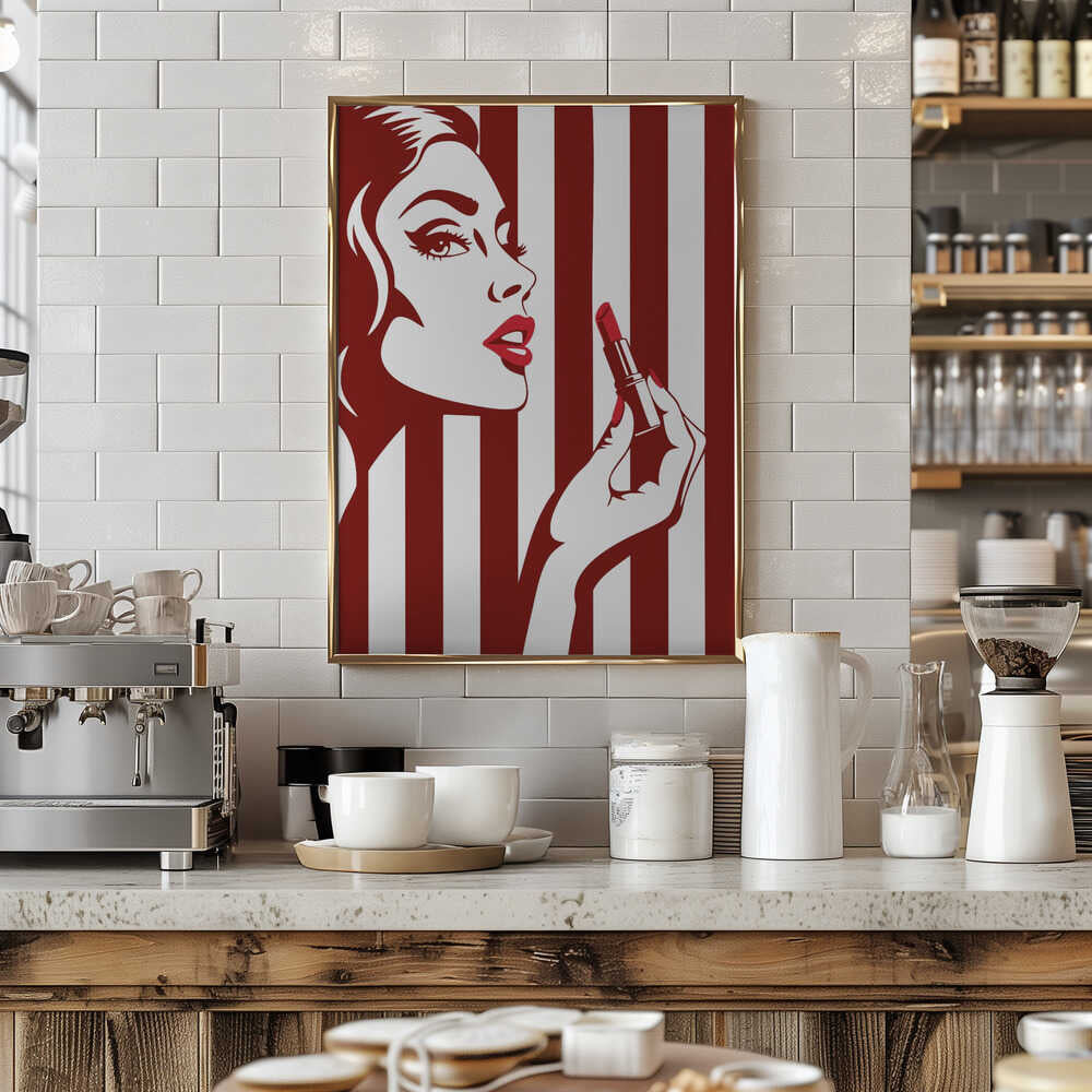 Put On Some Lipstick Poster