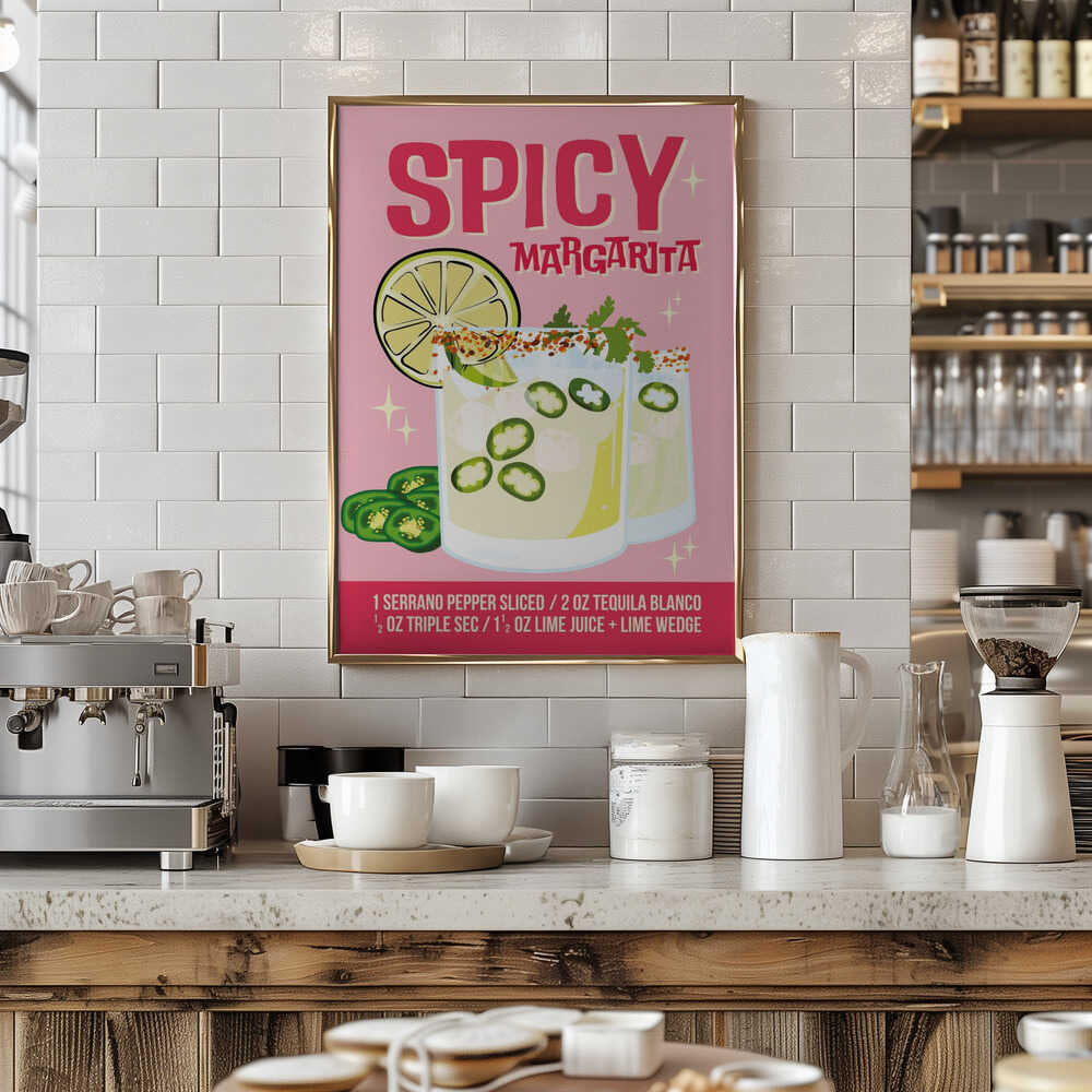 A3 Spicy Margs 5 Pink A3 Plus 01.png Poster