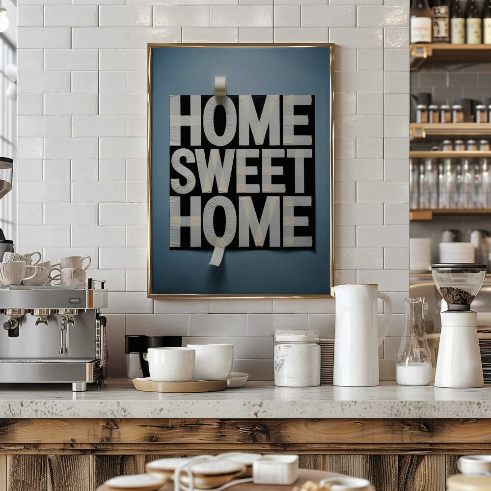 Home Sweet Home Taped Poster
