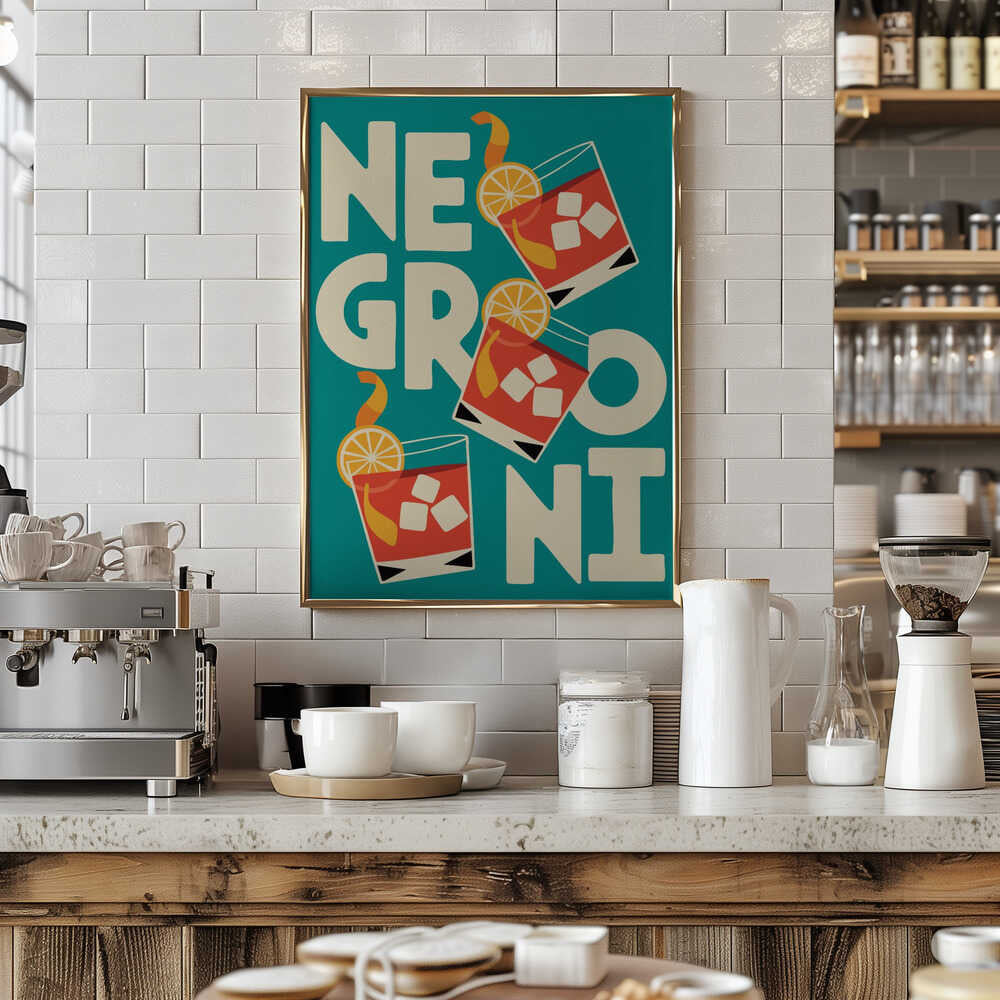 Negroni Times Three Poster