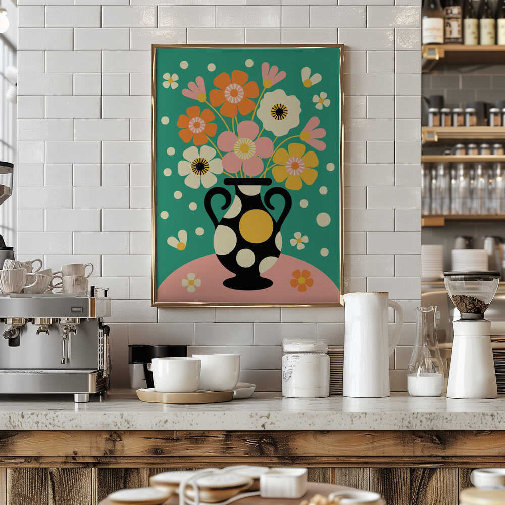 Bouquet of Bold Flowers Poster