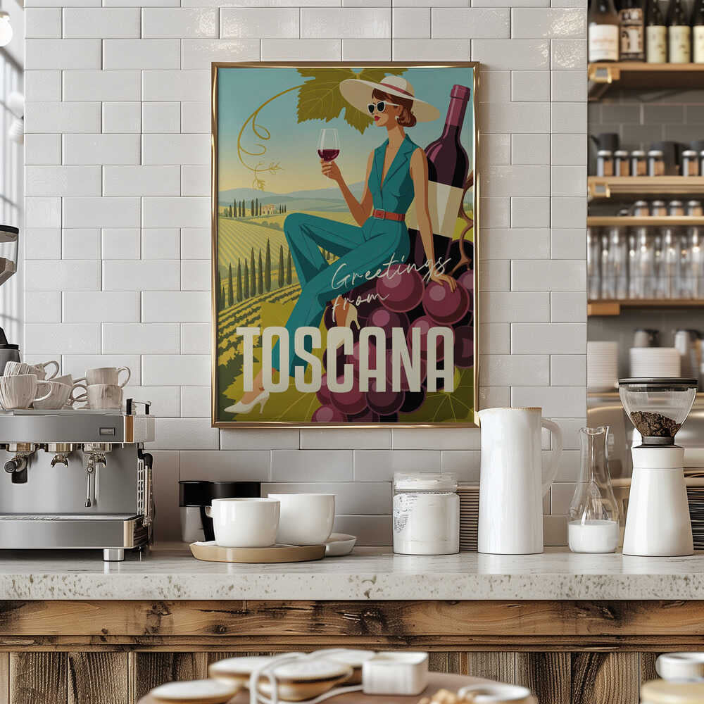 Greetings From Toscana Poster