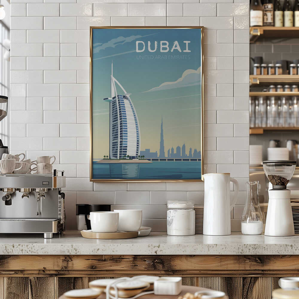 Dubai Travel Poster Poster