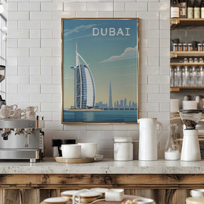 Dubai Travel Poster Poster