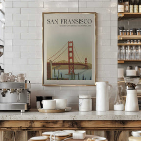 San Fransisco Travel Poster Poster