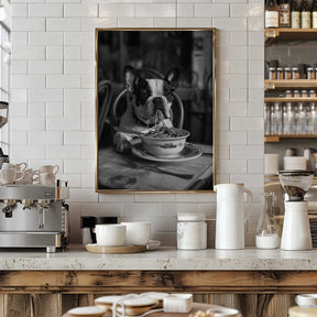 Pasta Time Pup Poster