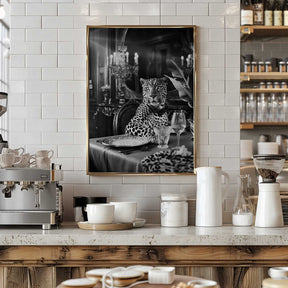 Leopard’s Luxurious Feast Poster
