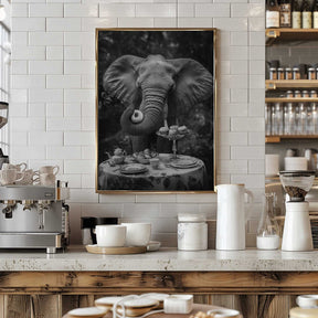 Elephant’s Doughnut Delight Poster