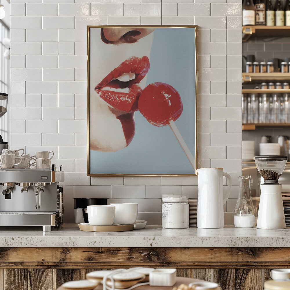 Red Lollipop Poster