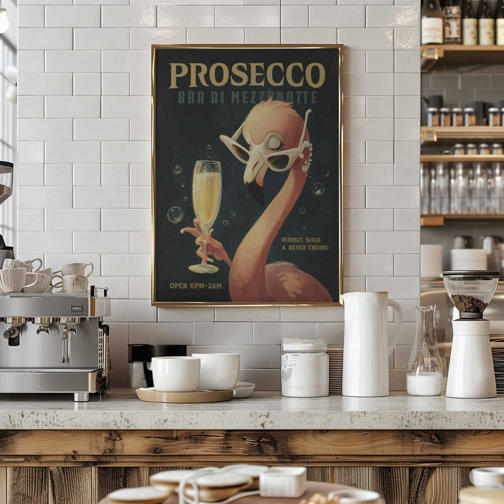 Prosecco Bar Di Mezzanotte Poster