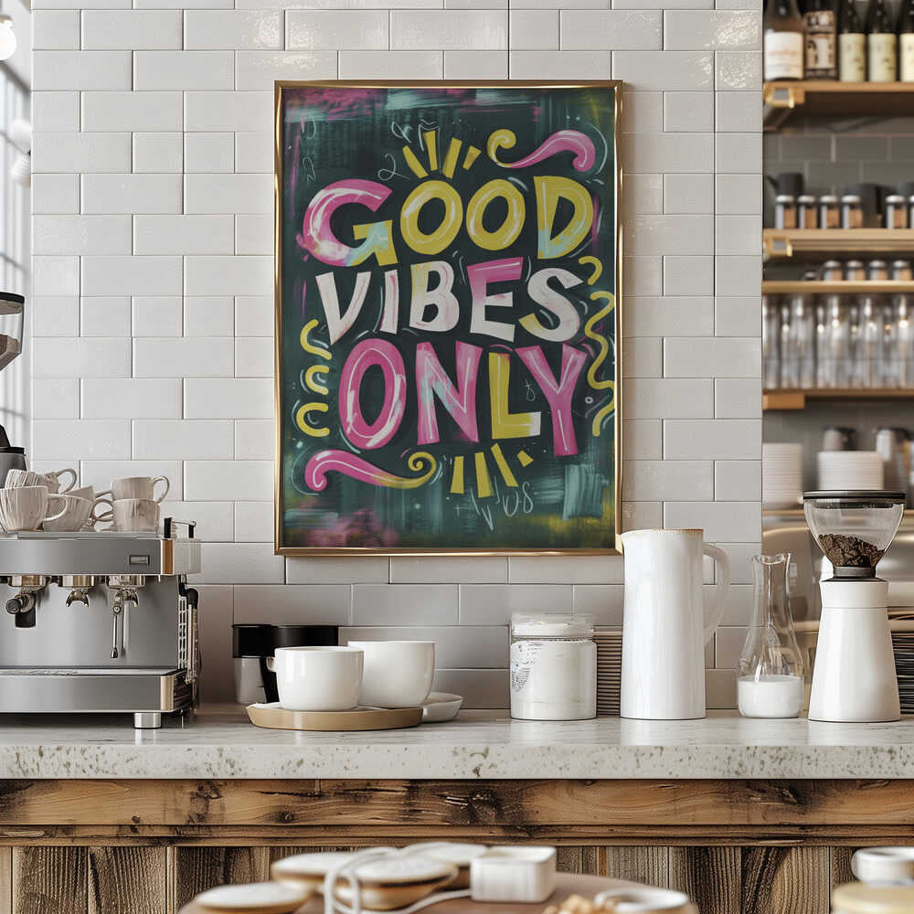 Good Vibes Only No 1 Poster