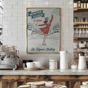 Go Figure Skating Poster