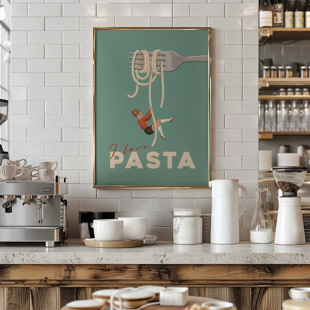 I Love Pasta Poster