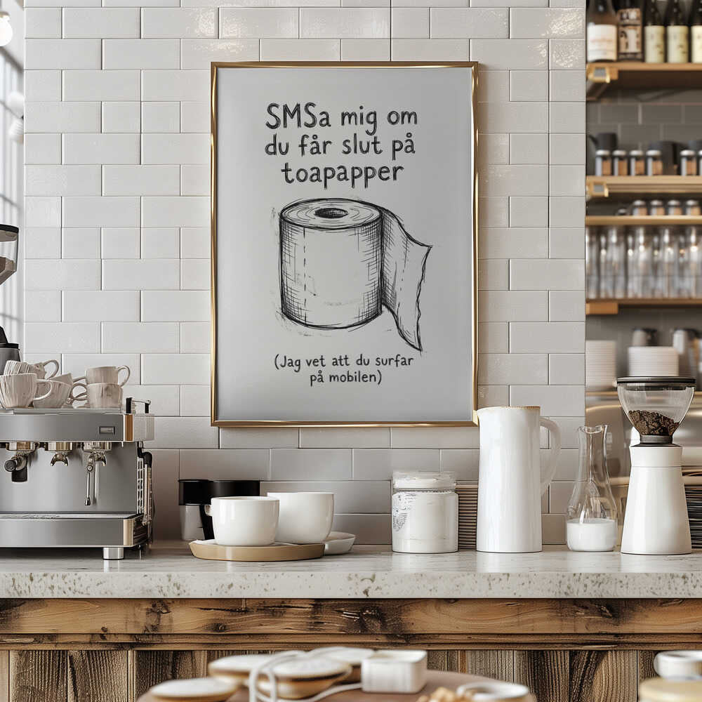Slut På Toapapper Poster