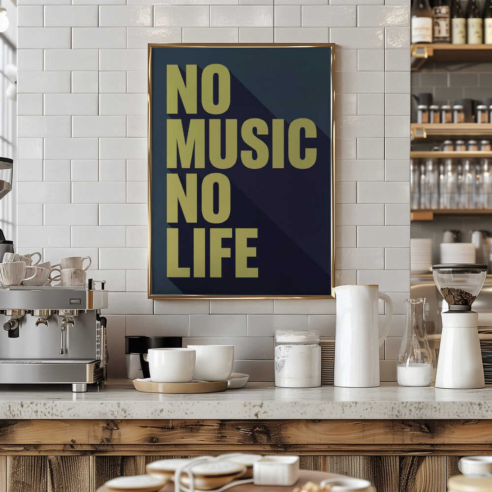 No Music, No Life Poster