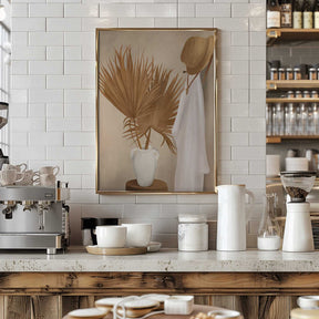 Palm Leaf Decoration Poster