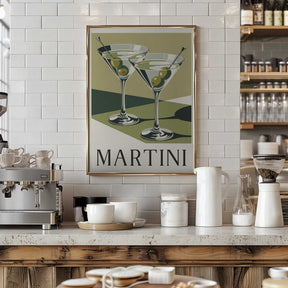 Martini Times Two Poster