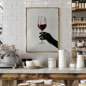 A Glass of Red Wine Poster