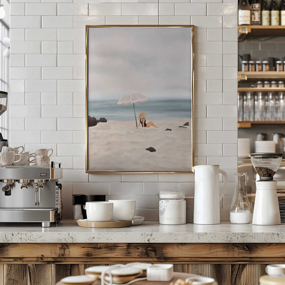 Beach Morning II Poster