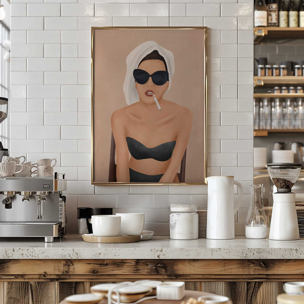 Morning Cigarette Poster