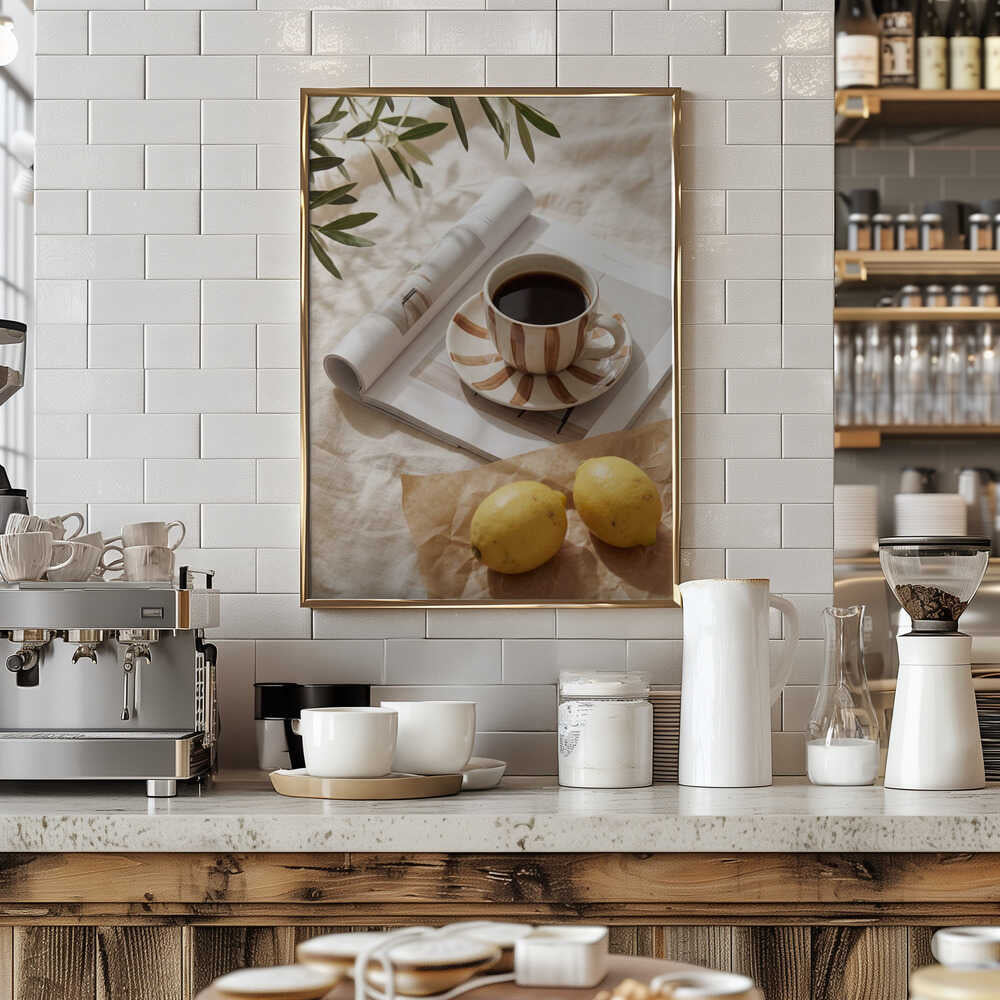 Coffee and Lemons Poster