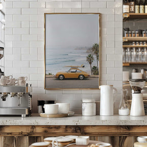 Porsche Coast Poster