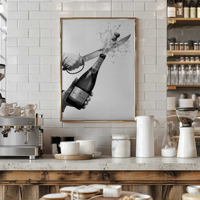 Sabering Champagne Poster
