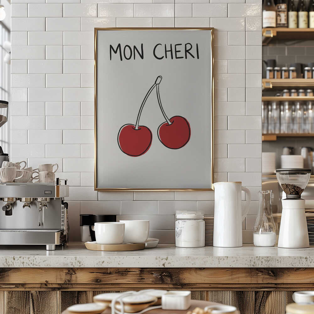 Mon Cheri Sketch Poster
