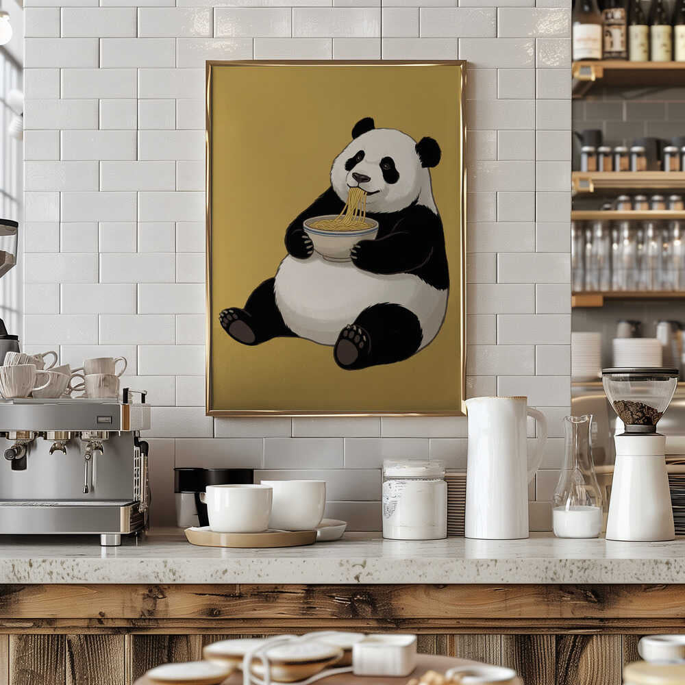 Noodle Panda Poster
