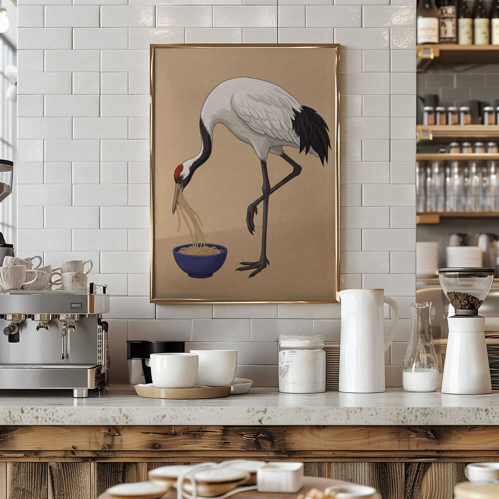 Noodle Crane Poster