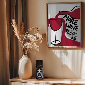 More Wine Please Poster