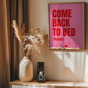 Come Back to Bed Poster