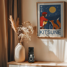 Kitsune Fox Poster