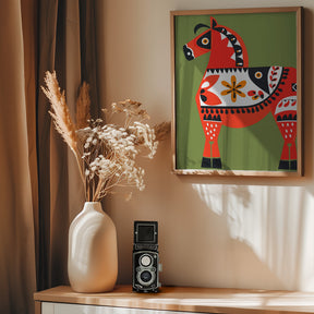 Alternative Dala Horse Poster