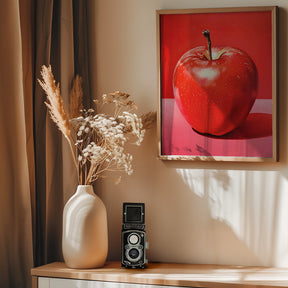 Red Apple Poster