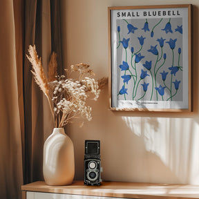 Small Bluebell - National flower of Sweden Poster