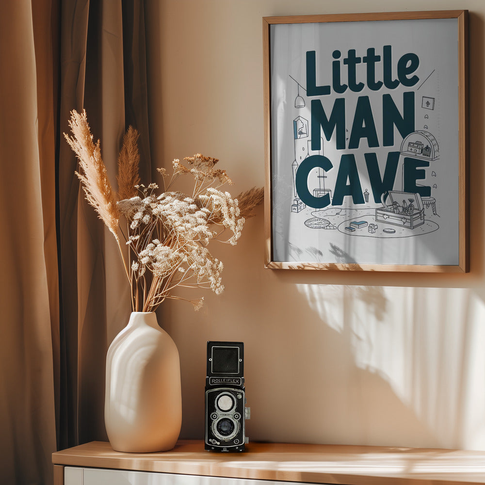 Little Man Cave Poster