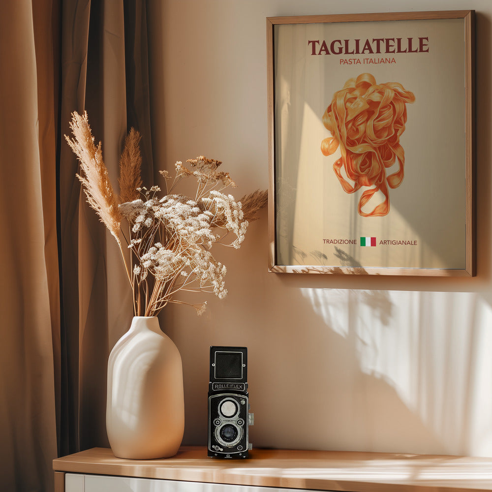 Tagliatelle Pasta Italiana Poster