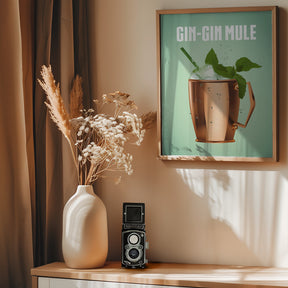 Gin Gin Mule Copper Poster