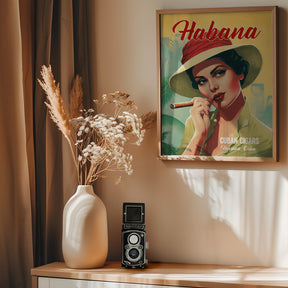 Habana - Cuban Cigars Poster