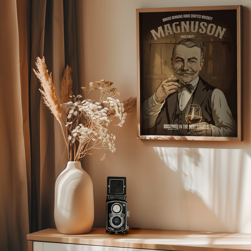 Magnuson Whiskey Poster