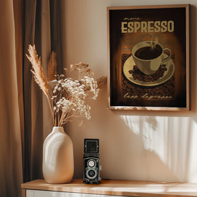 More Espresso   Less Depresso Poster