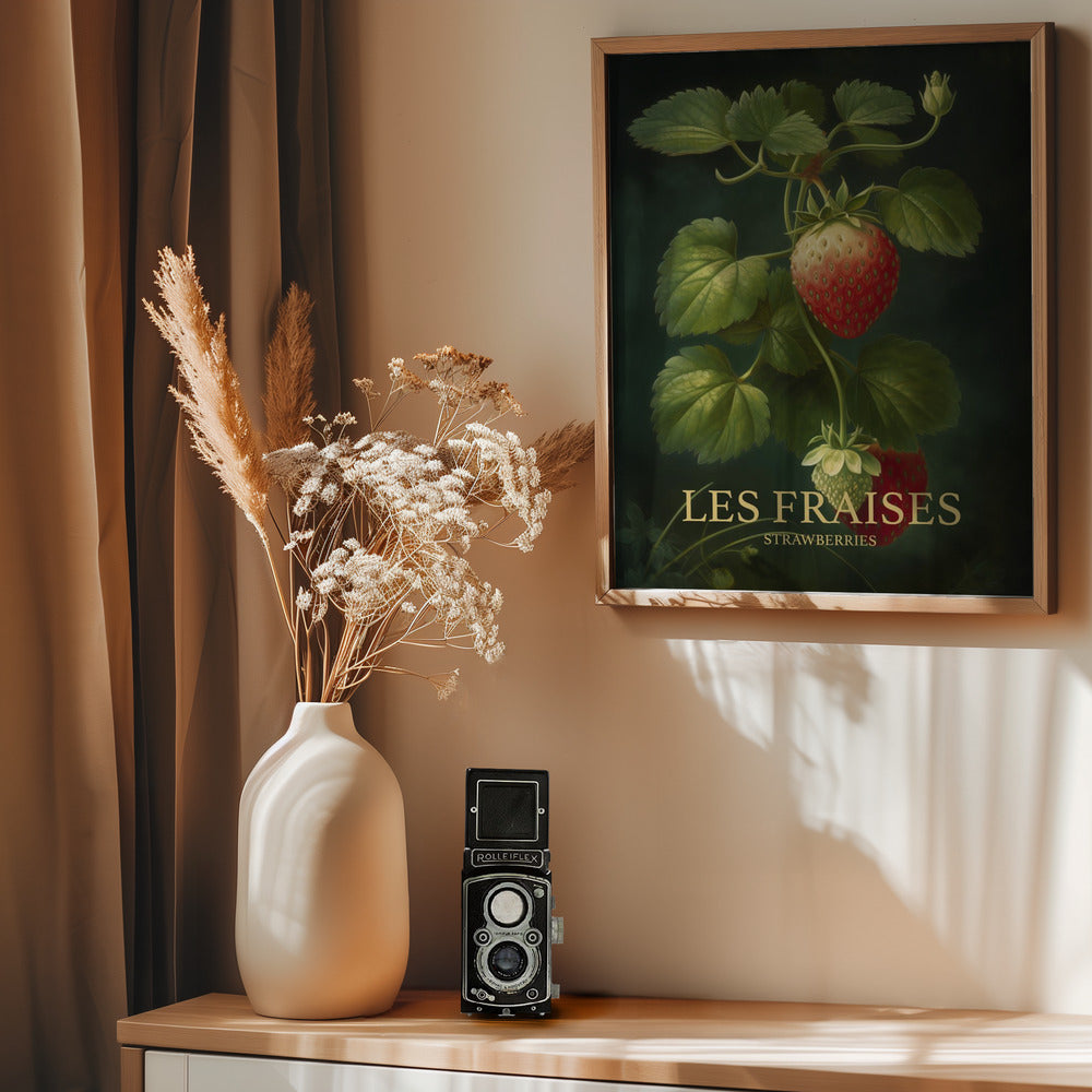 Les Fraises - Strawberries Poster