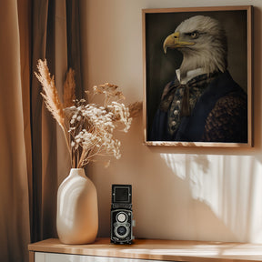 Bald Eagle Portrait Poster