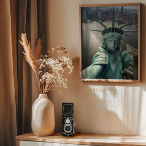 The Statue of Liberty Selfie Poster