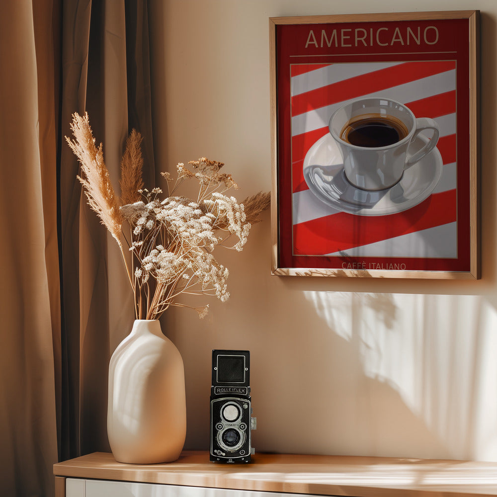 Americano Coffee Poster